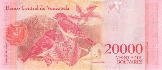 20000 Bolivares 2017